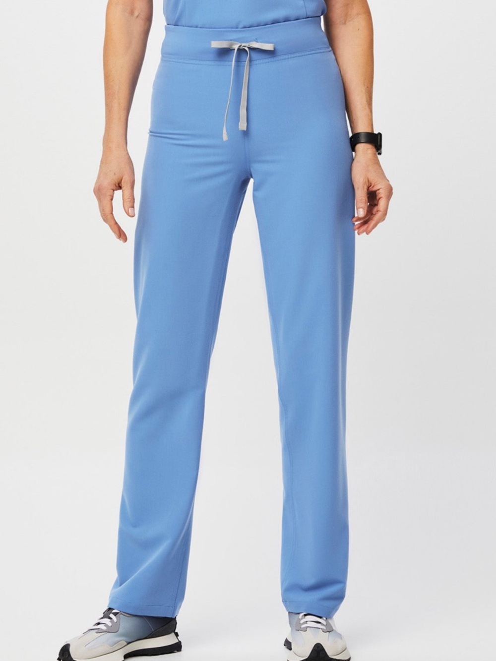 Figs Livingston high waisted ceil blue size small petite, NWT never worn